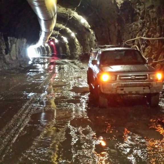 horft út en fyrstu 500metrarnir eru í beygju