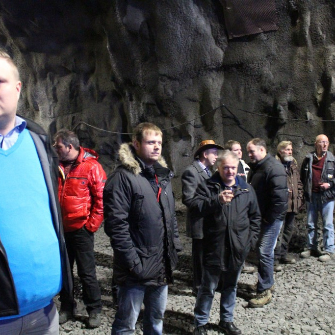 Starfsmenn og boðsgestir