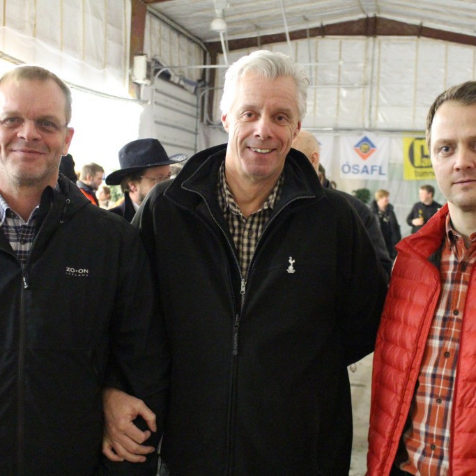 Eftirlitsmenn í verkinu eru Oddur, Björn frá Geotek og Stefán frá Eflu