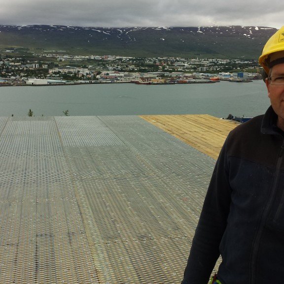 Hallur flokkstjóri brúarvinnuflokks Vg