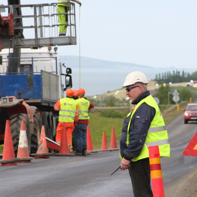 Umferðastjórnun hæðarslá