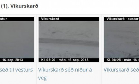 vegmynd víkurskarð 16.9.2013