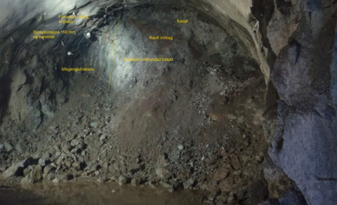 Gangagröftur aftur í góðu bergi