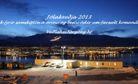 Akureyri séð frá Vaðlaheiðargöngum /mynd VB